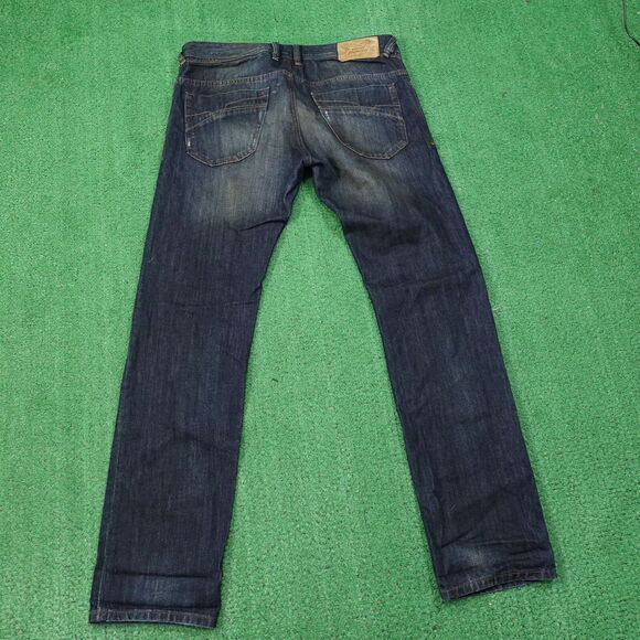 DIESEL INDUSTRY IAKOP SLIM TAPERED DARK WASH DENIM JEANS MENS SZ 32X32 - Picture 9 of 10